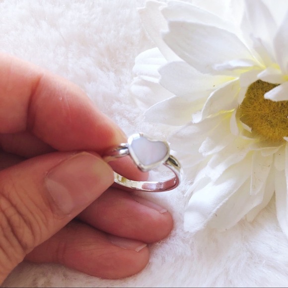 Sterling Silver Heart-Shaped Ring - Picture 7 of 13